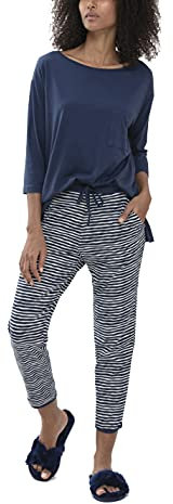 Mey Nachtwäsche Serie Abbi Damen Yoga Pants New Blue XL(XL)