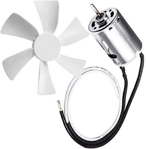 TOTMOX - Ventola di ricambio per camper, con motore di sfiato, per motore a 12 V, con albero a D da 4 mm, anti-corrosione, resistente