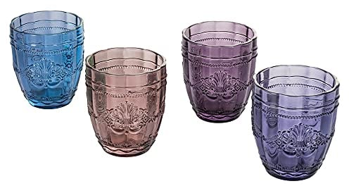 Villa d’Este Home Tivoli Syrah 4er Set Wasser Provence Glas 265 ml