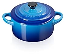 Le Creuset Stoneware Petite Round Casserole, 0.25 L, Azure, 71901102200100