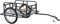 Fahrrad anhänger Fahrrad-Lastenanhänger, Faltbare Deichsel, Kugelkupplungssystem, 130 X 73 X 48,5 cm, Stahl, Schwarz, Outdoor-Freizeit, Radfahren, Fahrradanhänger
