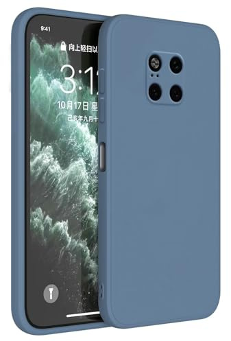 HAFFAN Custodia in Silicone TPU Compatibile con HUAWEI Mate20 Pro (6.39 inches), Cover Case Protettiva per Cellulare - Grigio lavanda