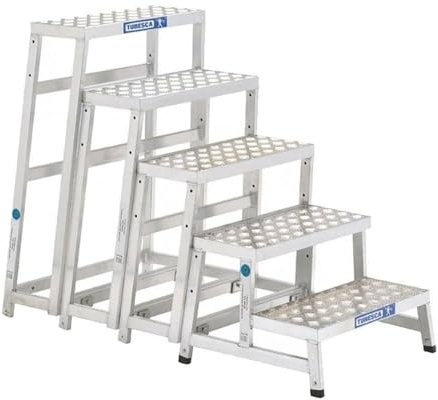 DSTOCK60 - Marchepieds 5 marches TUBESCA Combi' Module - Marchepieds soudé évolutif en Aluminium