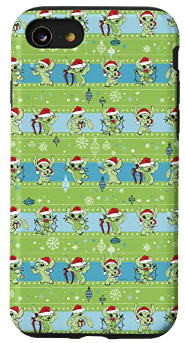 iPhone SE (2020) / 7 / 8 Disney Lilo & Stitch Holiday Santa Pattern Case