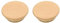 HDJNal Lot de 2 boutons de tiroir ronds en bois brut de 60 mm avec vis – Quincaillerie de poignée de porte en bois naturel – Poignées de meubles d'armoire, d'armoire, de placard et de tiroir, grande