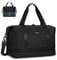 ECOHUB Erweiterbare Ryanair Handgepäck 40x20x25, Reisetasche Handgepäck Mit Abnehmbar Nass-Tasche, Handgepäck Tasche für Flugzeug, Weekender Damen Herren, Patent Anhängig(Schwarz)