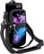 icolor Trinkflaschenhalter Tragetasche für Wasserflasche mit Verstellbar Schultergurt Flaschenhalter mit Phone Taschen,Neopren Trinkflasche Beutel Flaschen Halter (016, 25oz(About750ml))