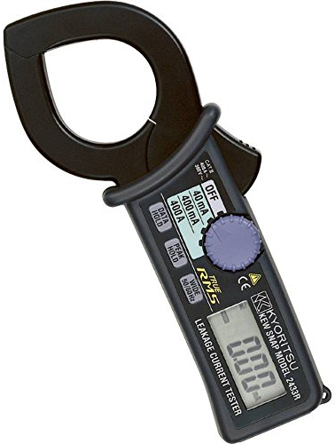 Pinza amperometrica, Multimetro portatile digitale Kyoritsu KEW 2433R Calibrato secondo Standard di fabbrica CAT III 3