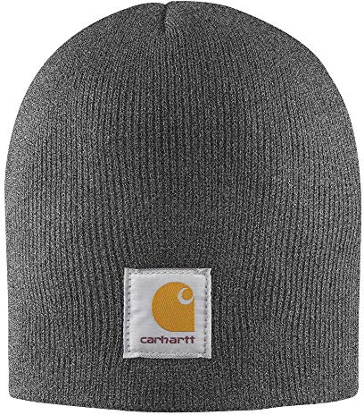 Carhartt Herren A205 Acryl Beanie Cap, Coal Heather, Einheitsgröße