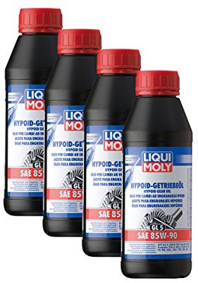 Liqui Moly 4X 1404 Hypoid-Getriebeöl (GL5) SAE 85W-90 500ml