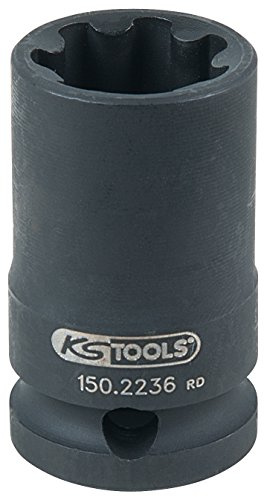 KS Tools 150.2236 1/2 Zoll Bremssattel-Spezialstecknuss, AS 22