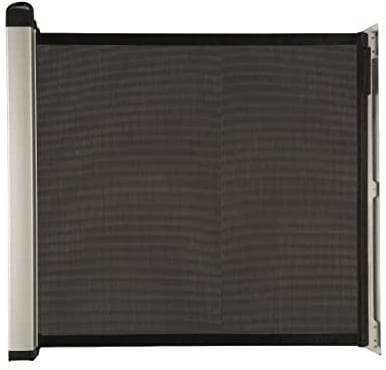 Lascal KiddyGuard Vorderes Sicherheitsgitter für Treppen, diskret, ausziehbar bis 120 cm, schwarz, 2800 g