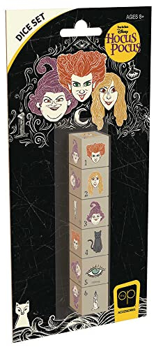 The OP Games | Disney Hocus Pocus Dice Set | Officially Licensed 6-Sided Dice