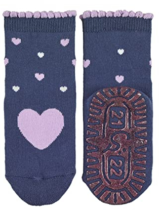 Sterntaler Baby-Mädchen Glitzer AIR Herz Fliesen Flitzer, blau, 17/18