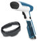 Rowenta Access Steam First DR6130 - Cepillo de vapor, plancha vertical 1300 W, depósito 70 ml, elimina arrugas, olores y desinfecta, accesorio prendas delicadas y gruesas, cable de 2.6 m, blanco azul