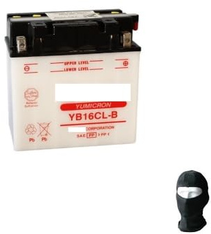 Compatible avec Kawasaki JS (Jet Ski) A.E. 650 2000-2021 Batterie YUASA YB16CL-B 12V / 19AH Batteries pour NAVIRES ACQUASCOOTER SPÉCIFIQUES