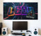 timalo Cooles Poster Gamer mit Namen Gaming Bild für Teenager Jungs und Mädchen Zimmer Graffiti Wandbild personalisiert poster1-Motiv8-B42xH30cm