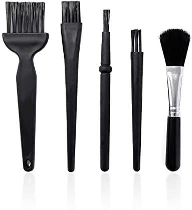 5 Piece Anti Static Brushes, PC Cleaning Kit, Keyboard Brush, Dust Cleaning Brush Kit for Computer Camera