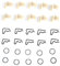 POCREATION Kit de 10 cliquets de démarrage pour tronçonneuses STIHL TS400 TS410 TS420 TS480i TS500i 00019-7200