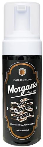 Morgan's Pomade Volumen-Mousse, Haar-Styling-Mousse mit mittlerem Halt, Verleiht Volumen und Textur, Geeignet für welliges und lockiges Haar 150ml