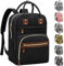 Wickeltasche Rucksack Tote für Frauen Große Kapazität, Babytasche mit isolierten Taschen Multifunktionale Wickeltaschen, Schwarz, 11.5L x 6.0W x 16.0H, Daypack Rucksäcke