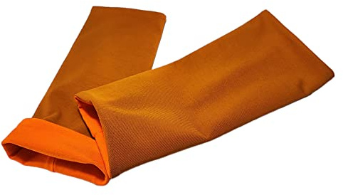 Britta Meier Pulswärmer, Midi-Arm-Stulpen, zum wenden geeignet, 2 Lagen Baumwolljersey