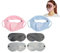4 Stück Full Face Shield Multifunktionaler UV-Schutz aus Eisseide, Gesichtsmaske, Damen-Sonnenschutz-Gesichtsschleier mit Augenschutzblättern Zum Wandern