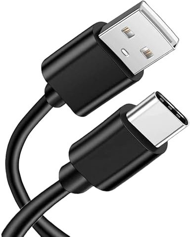 KP TECHNOLOGY Fast Charger Cable for Motorola Moto G56 / G86 / G86 Power / G15 G05 / E15 / G85 G75 G55 G35 / E14 / G04 G14 G24 G34 G54 G84 / G13 G23 G53 G73 / G32 G62 G82 G50 / E13 E20 E30 E40 (BLACK)