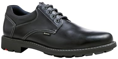 LLOYD Herren Schnürschuhe VANJA, Männer Businessschuhe,Freizeit,Schnuerschuhe,Schnuerer,straßenschuhe,Strassenschuhe,lace-up, SCHWARZ, 42 EU / 8 UK