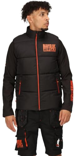 Regatta Professional Mens Band Of Builders Workwear Insulated Bodywarmer Body Warmer, Black, L EU