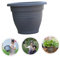 Kisangel Gartenbedarf 3st Blumentopf Aus Kunststoff Blumenbank Für Draußen Sukkulenten Pp Harz Bonsai Töpfe Für Pflanzen