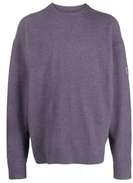Calvin Klein Maglione A Girocollo Comfort Fit Lycra Blend K10K110401 Viola L