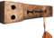 DekoNeo Homedesign Wandgarderobe Holz mit 3 Haken, 52x11 cm, massive handgefertigte Garderobe aus Altholz, Hakenleiste, Garderobenleiste Holz, Kleiderhaken, Wandhaken