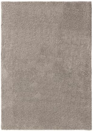 benuta Basic Hochflorteppich Soho - hellgrau 250x300 cm - Kuschelig Weicher Teppich im Minimalistischen Look - Pflegeleicht - Fußbodenheizung Geeignet