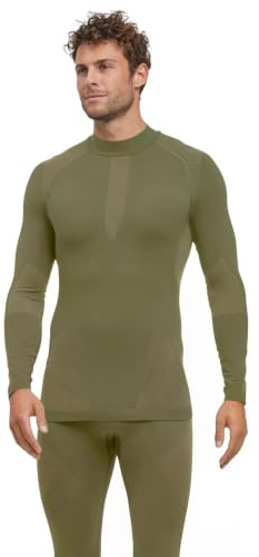 Falke Herren Warm Turtleneck Funktionsshirt Langarm schnelltrocknendes atmungsaktives nachhaltiges Funktionsmaterial für milde bis kalte Temperaturen warme Funktionsunterwäsche 1 Stück