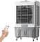 WXXSHGDW Enfriador de Aire Portatil con Control Remoto, Aire Acondicionado 3 en 1, Tanque de Agua Grande de 55 Litros, Enfriador de Aire Evaporativo para Habitación, Humidificador Industrial