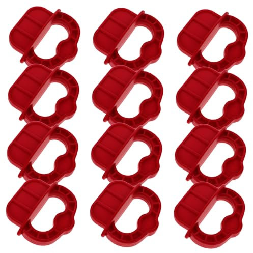 Yardenfun 24 Stück Terrassendielen Abstandshalter Deckbrett Lückenwerkzeug Verbund Terrassenbretter Deckbrett Richtwerkzeugsystem Deckbrett Abstandshalter Werkzeug Terrassendielen