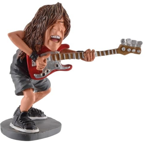 VOGLER Joh. Vogler GmbH Funny Life - Rockstar Steve- An Iron Maiden, Warren Stratford Collection, Made of Artificial Stone, Hand Painted