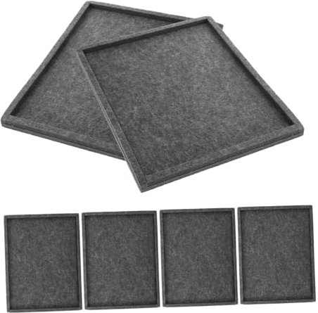 Toyvian Jigsaw Storage Tray Felt Puzzle Sorting Boards for Reusable Puzzle Tray Multifunctional Tray Sorting Block Organizer Stackable Multipurpose Organizer Beads