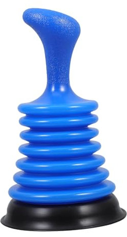 KONTONTY scovolino pulito Lavello fogna pulizia Clog lavandino bagno stantuffo mini stantuffo pistone della vasca da bagno stantuffo di scarico della doccia addominali Blue