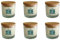 Pack de 6 Velas en Vaso con Tapa de Corcho - Cera Vegetal y Vegana - Come Olores - Duración 50 Horas - Olor Block - Fresh - Cereria di Giorgio