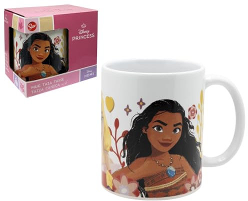 Tasse en céramique Princesses Disney modèle mug bol de petit déjeuner 325 ml pour enfants