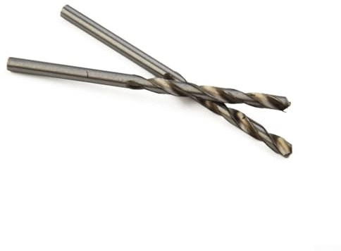 Beschichtet für HSS-Bohrer-Set, Hochgeschwindigkeitsstahlbohrer für Holz, Kunststoff und Aluminium, 0,5–3 mm, 40/50-teiliges Werkzeug-Set für Heimwerker und allgemeine Maschinenbau (50 Stück)