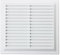 Map Plastic Louvre Air Vent with Flyscreen, for Openings 9 x 9 (229mm x 229mm), Triple Brick Grille Cover for Interior & Exterior Use, White