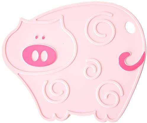 Premier Housewares 805015 Pig Trivet Silicone Pink H17 x W20 x D1cm