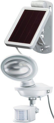 Brennenstuhl 1170880 Lampe LED Solaire SOL 14 Plus avec Détecteur de Mouvements Infrarouge Aluminium/Plastique Noir
