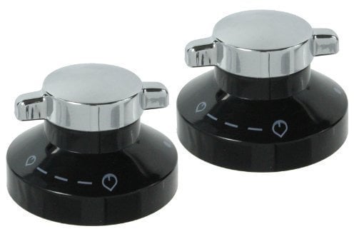 First4spares Gas Control Knobs for Stoves Ovens/Cookers/Hobs (Pack of 2)