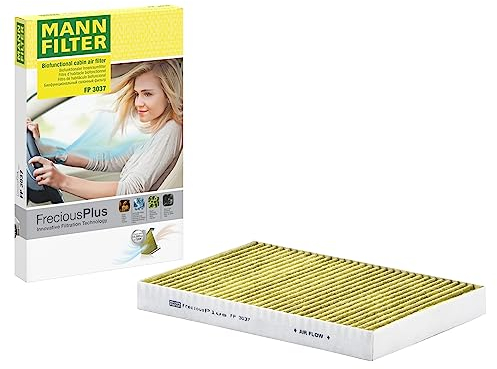 MANN-FILTER FP 3037 Innenraumfilter/Kabinenluftfilter - FreciousPlus Biofunktionaler Pollenfilter - für Pkw + Transporter
