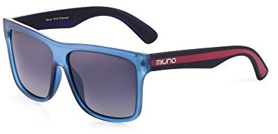 Miuno® Sonnenbrille Polarisiert Polarized unisex Herren Damen 1018 (Blau)