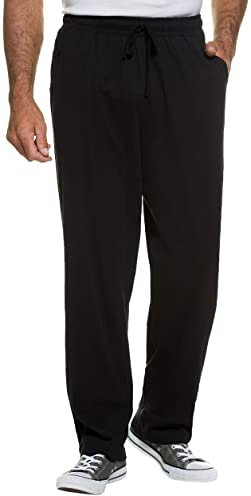 JP 1880 Pantalon de Pyjama Pur Coton Noir 7XL 708406 10-7XL